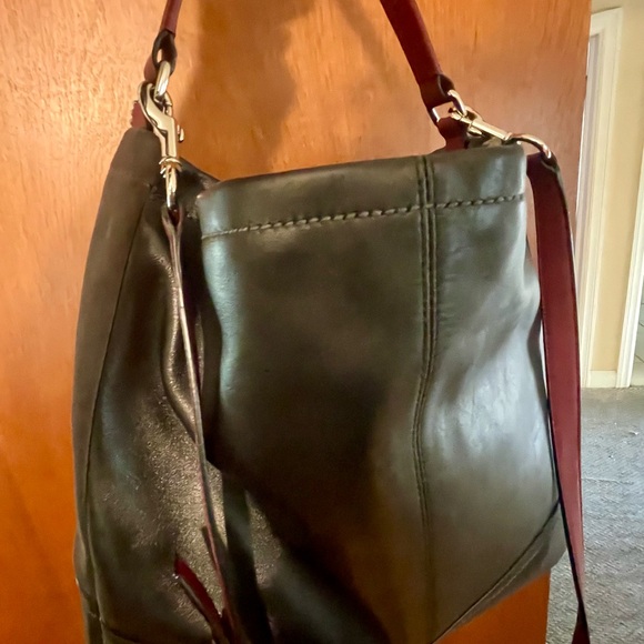 Coach Patchwork Leather & Suede Purse w/Silver Hardware in EXCELLENT CONDITION! - Picture 6 of 14